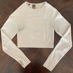 Gymshark fitted cropped long sleeve.